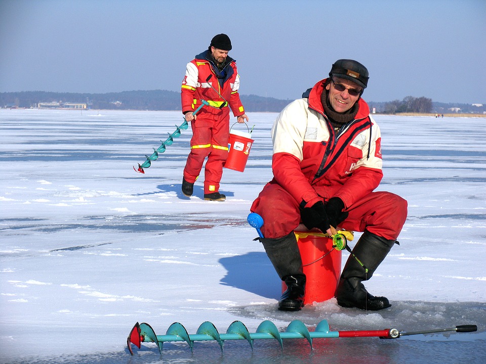 Don’t Be Alone﻿ on ice fishing
